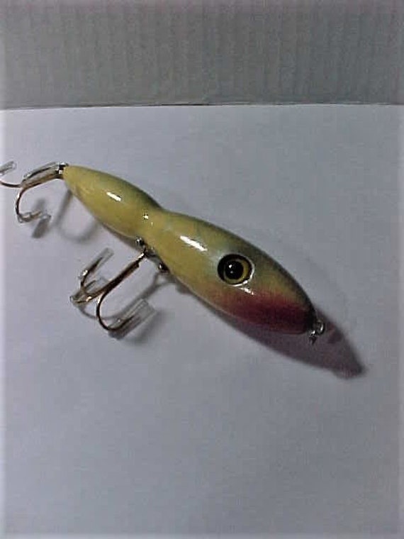 Whopper Stopper, Unmarked, Hellbender Lure, Circa 1960s in New/unused  Condition, No Box, Very Hard to Find in This Condition 