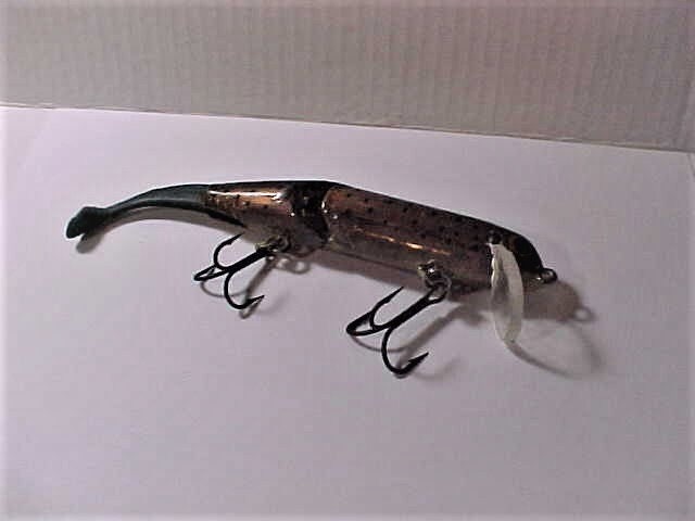 Hand Made, Musky/pike Wood Fishing Lure Circa 1980s in New/unused Condition  7 Long 1.3oz. 