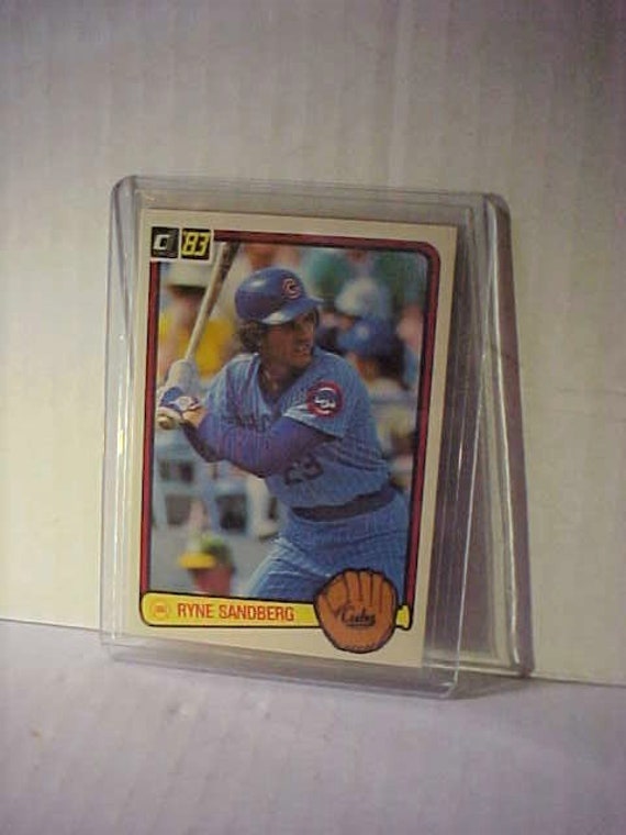 1983 Donruss Ryne Sandberg Rookie Card 277 Chicago Cubs in 