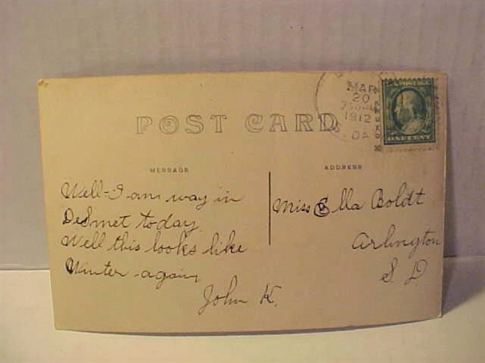 Benjamin Franklin Green One Cent U.S. Postage Stamp Vintage - Etsy