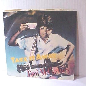 Paul McCartney - Take It Away/I'll Give You A Ring - 45rpm Vinyl Record 1982 - Tested