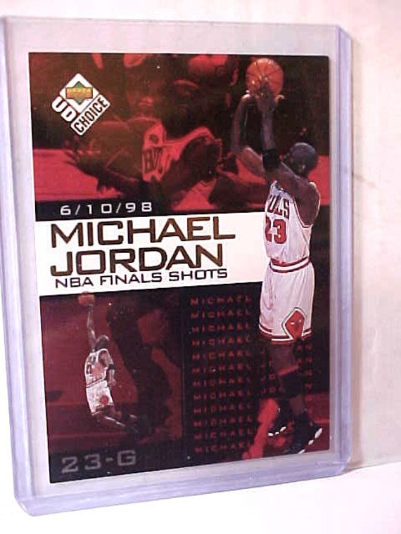 Michael Jordan 1998 NBA Finals Upper Deck Trading Card #4