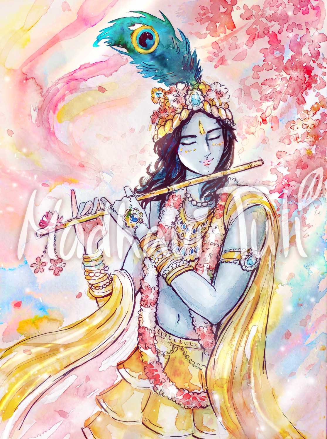 HD File Shri Krishna Radha Krishna Flute Play 4k High - Etsy