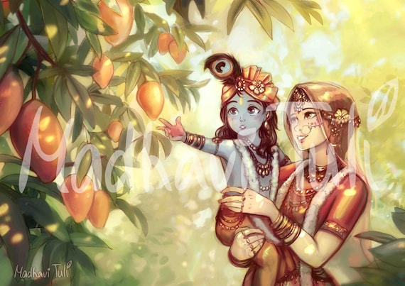 baby krishna animated wallpaper