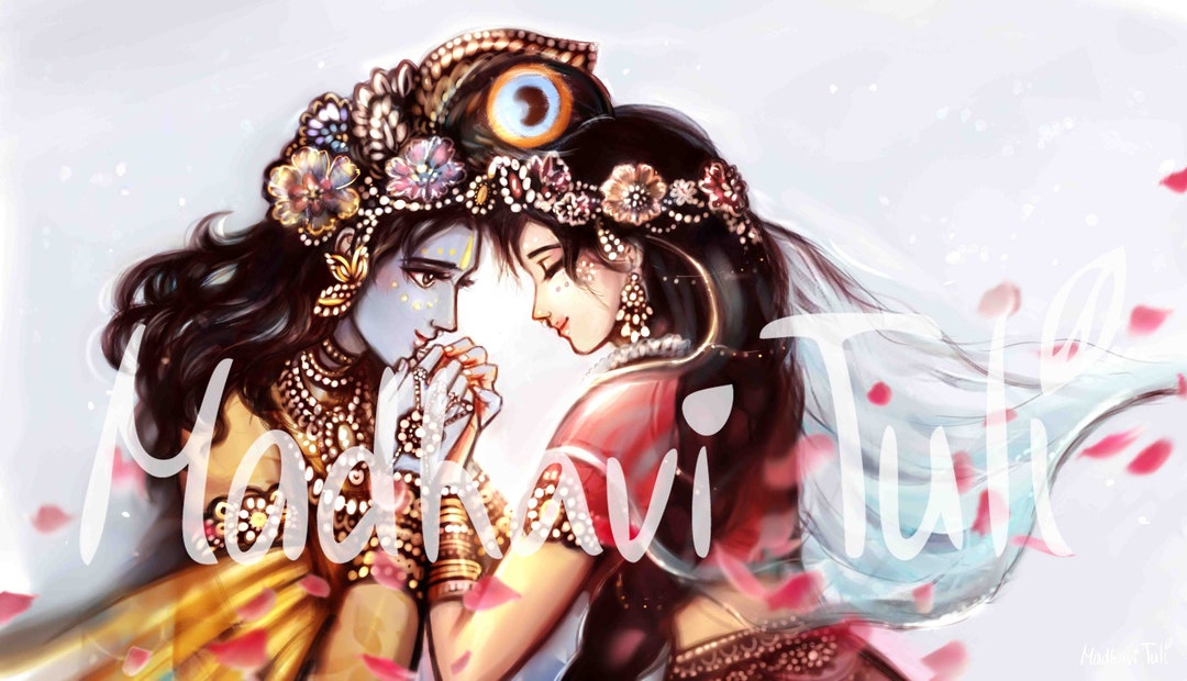 HD Anime Radha And Krishna Wallpapers  Wallpaper Cave