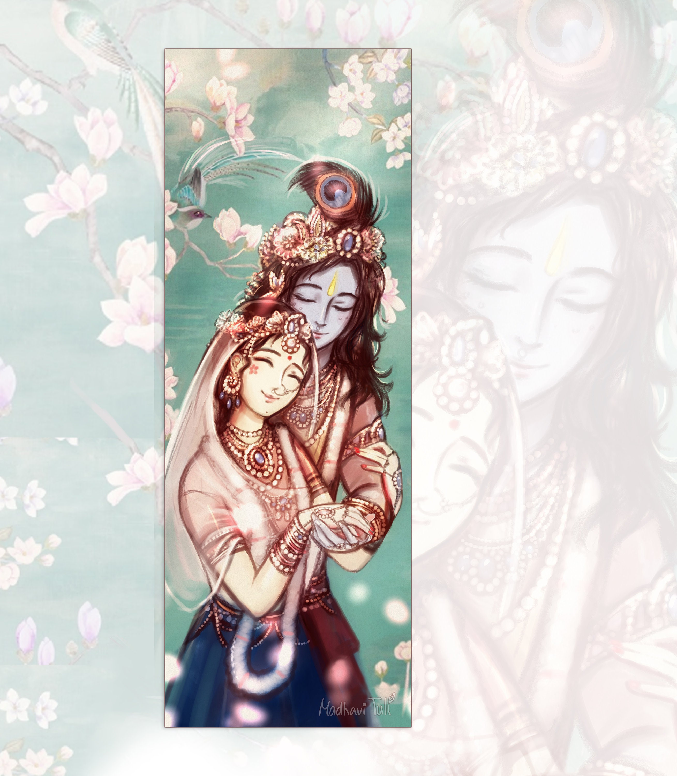 Bookmark Radha Krishna Art Print Lovely Bhakti Yoga Devotional - Etsy Bookmark Radha Krishna Art Print Lovely Bhakti Yoga Devotional - Etsy