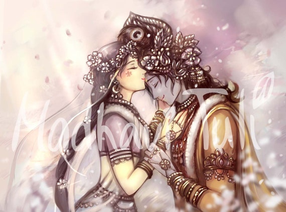 HD File Shri Radha Krishna High Quality Wallpaper Radha - Etsy HD File Shri Radha Krishna High Quality Wallpaper Radha - Etsy
