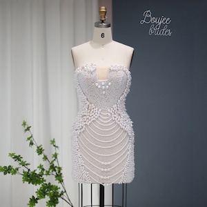 White Pearl Dress | Hen Dress | Bachelorette Dress