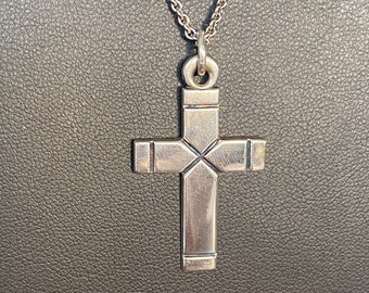James Avery Cross and Chain 00565 - Etsy