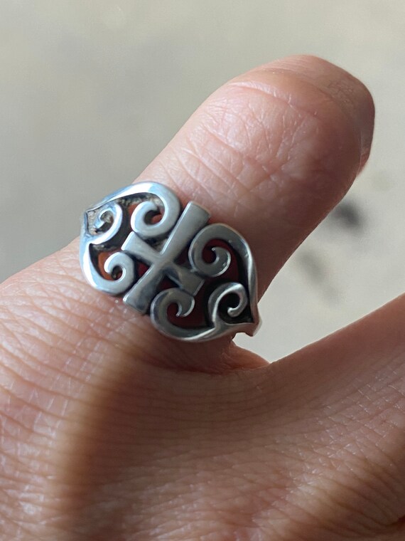 James Avery sterling silver ring 00557 Gem