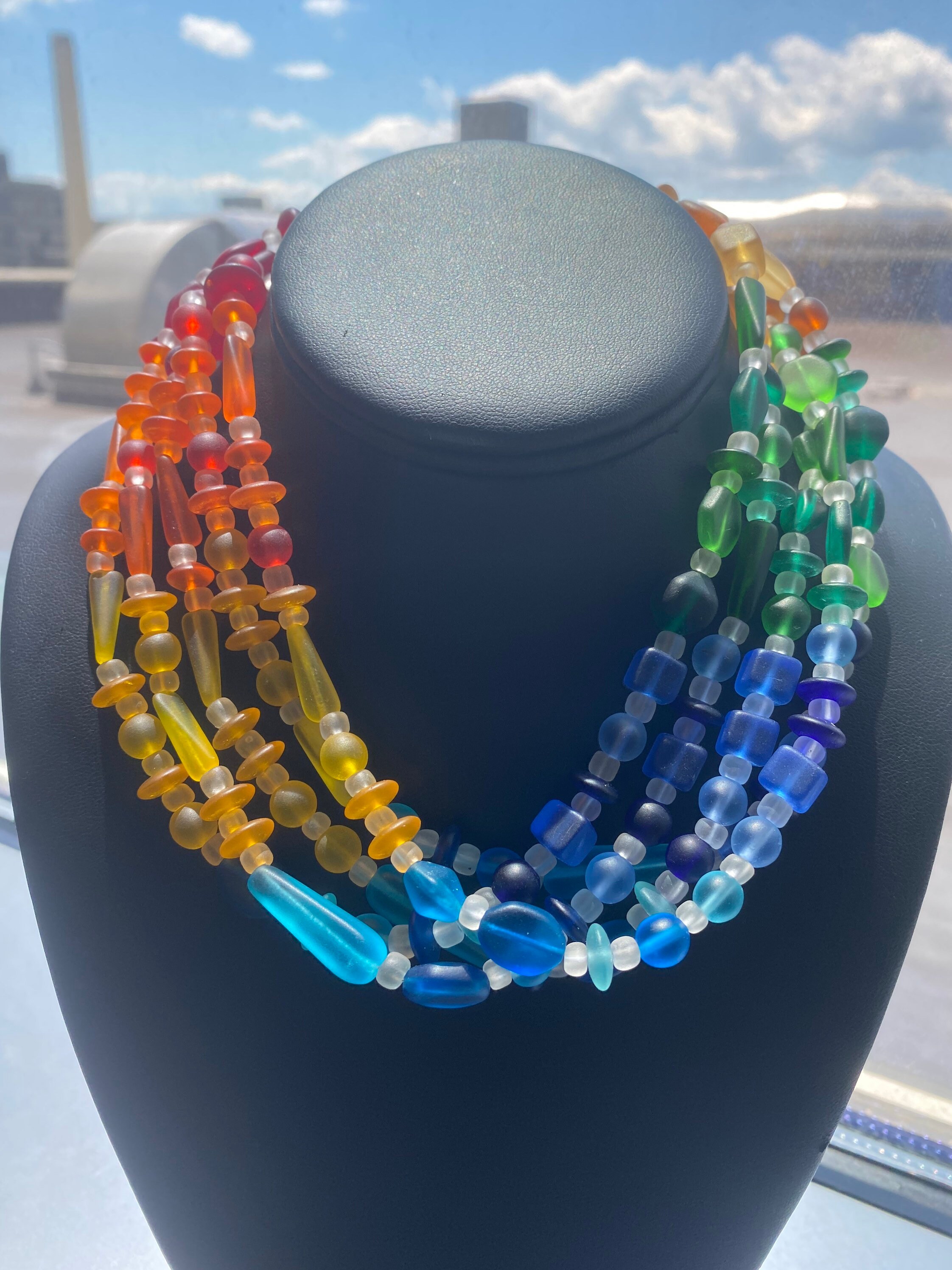 Beautiful Murano Glass Necklace 00225 Etsy UK