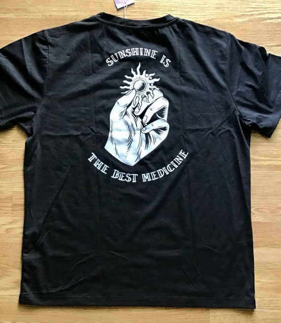 Black Sunshine is the Best Medicine Garden Tee - … - image 1