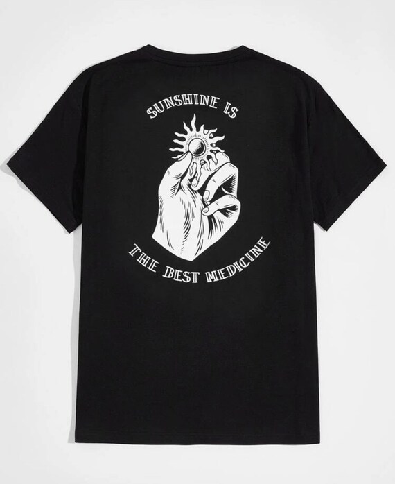 Black Sunshine is the Best Medicine Garden Tee - … - image 6