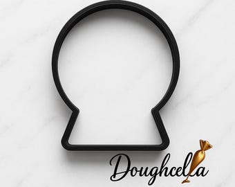 Snow Globe Cookie Cutter | 3D Printed PLA, Holiday Baking