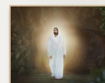 Jesus Christ Art: LDS Easter Resurrection Print (Digital Download)