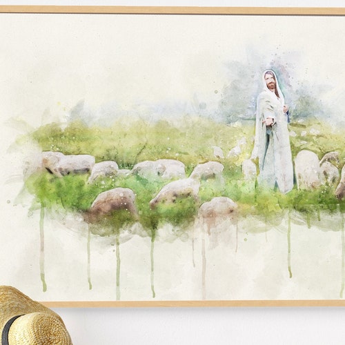 Jesus Christ Fine Art Printable Christ Art LDS Art One | Etsy