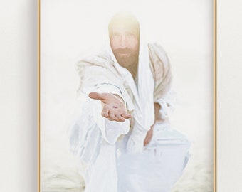 Jesus Christ Art Instant Download LDS Art Rescuer - Etsy