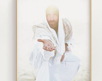 Jesus Christ Art - Instant Download - LDS Art - Rescuer