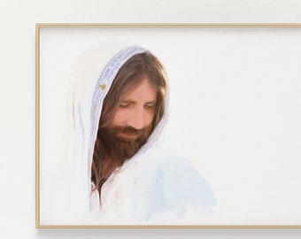 Lámina artística de Jesucristo: Arte moderno SUD (Descarga digital)