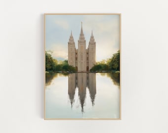Salt Lake Temple - Instant Download - LDS Art - Salt Lake Temple oil