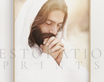 Lámina artística de Jesucristo: Familiarizado con el dolor (Descarga digital)