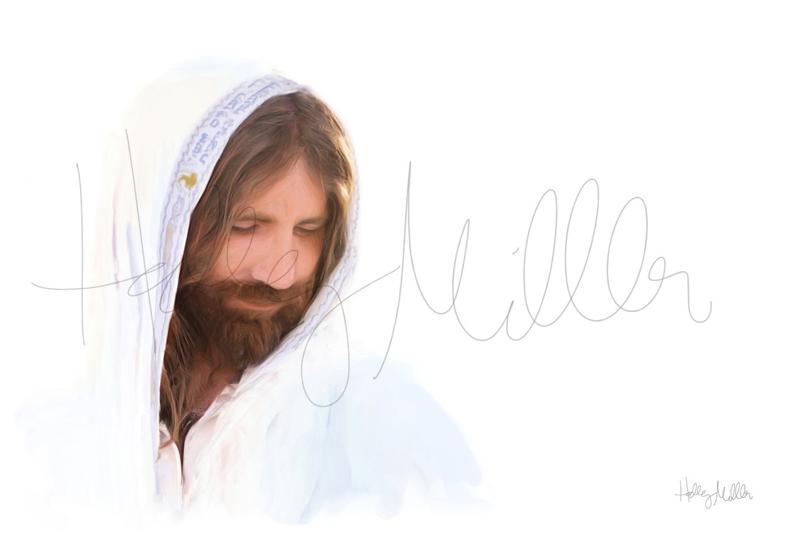Jesus Christ Fine Art Printable Christ Art LDS ART Jesus | Etsy