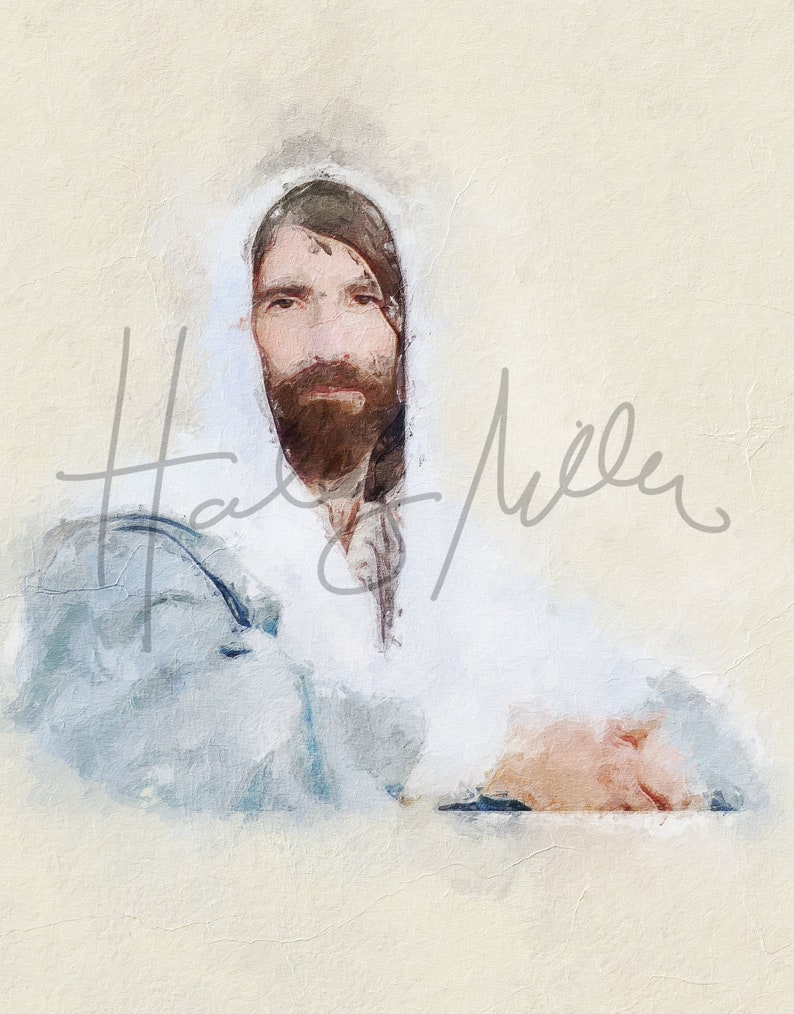 Jesus Christ Fine Art Printable Christ Art LDS Art - Etsy