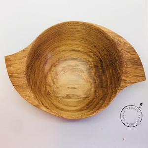 Scottish oak wooden quaich