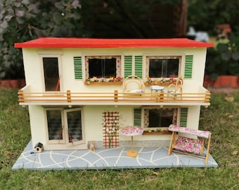 ドールハウス モリッツゴットシャルク 写真集 Moritz Gottschalk Antique German 1930s Gottschalk Wooden Doll House Farm House