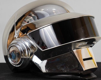 Daft Punk Helmet / DJ Thomas Helmet / Cyber Punk Helmet / Gift for Him / Cosplay Helmet / Space Helmet / Astronaut Helmet