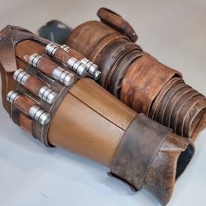 Mandalorian Leather Armor / Mando Leather / Mandalorian Belt and Bandoliers / Mando Belt / Din Djarin Armor / Mandalorian Leather Parts 1Leg Armor+1 Leather