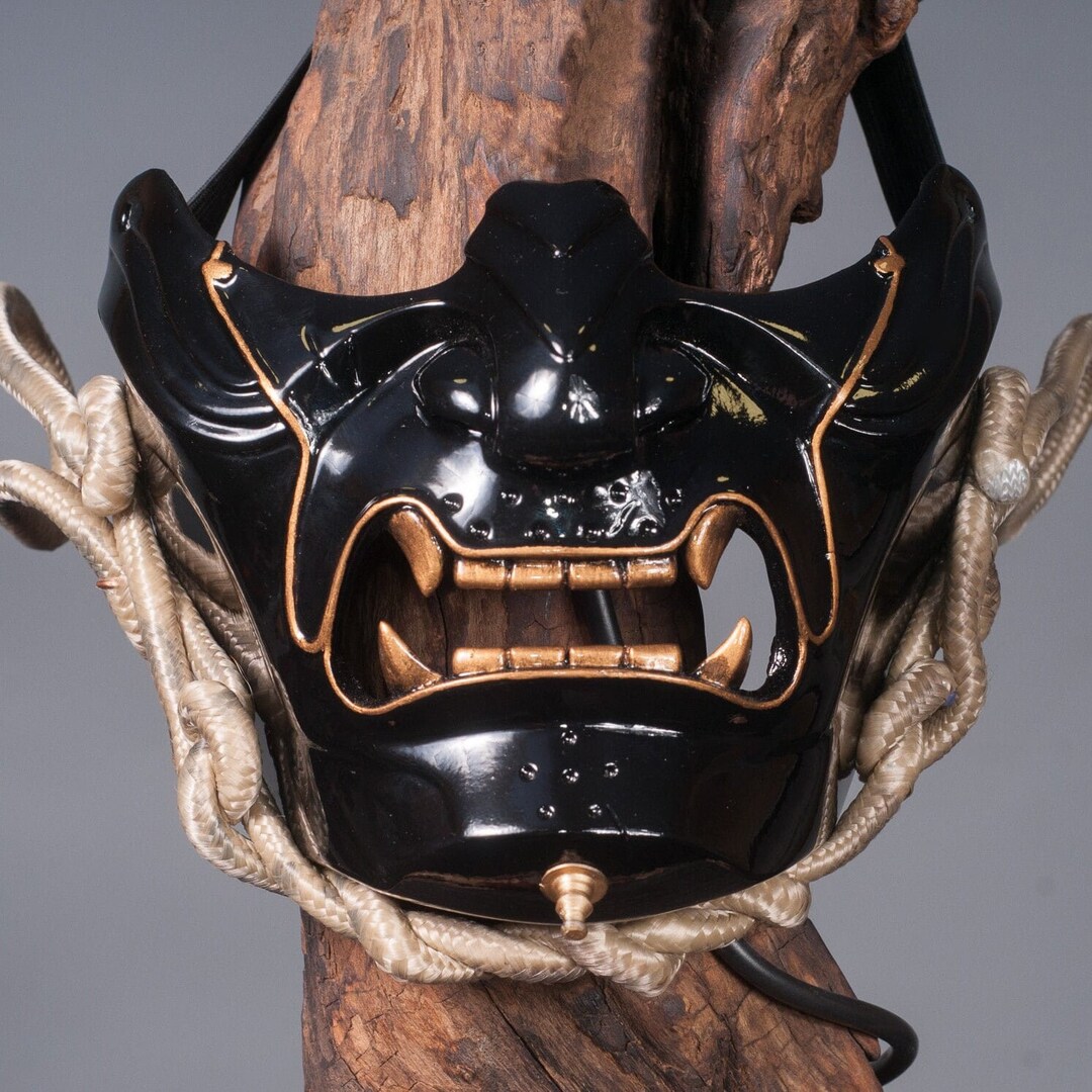 Ghost of Tsushima Mask Black / Original Look / Samurai Mask / Jin Sakai