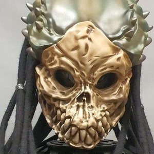 Predator Skull Mask / Yautja Cosplay / Alien Hunter Mask / Movie Inspired Cosplay / Predator Helmet / Fugitive Predator Mask