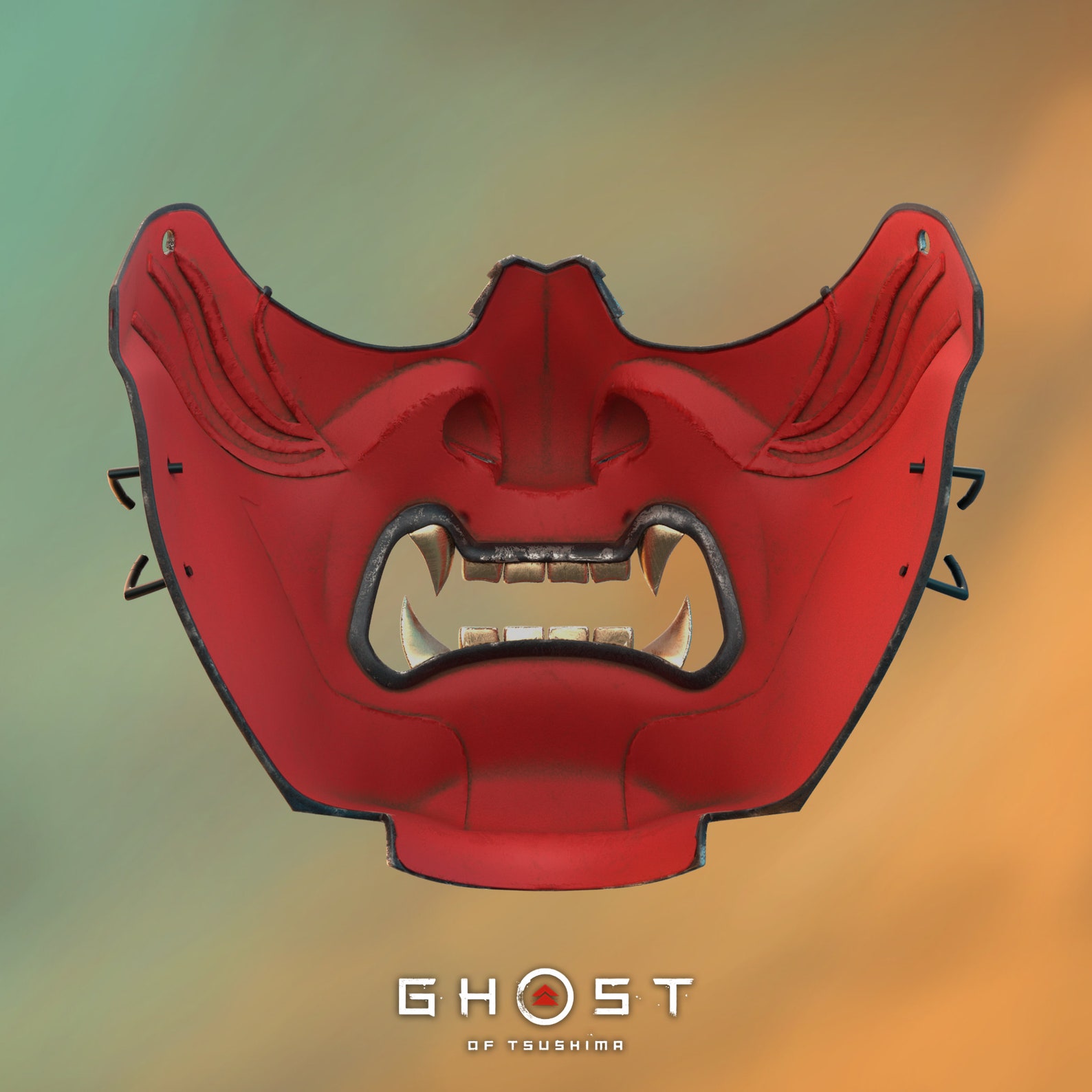 Ghost of Tsushima Samurai Mask 3d Files Samurai Mask Stl Etsy