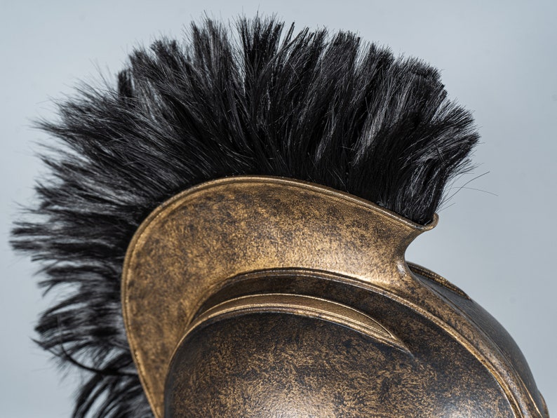 Achilles Troy Helmet / Cosplay Helmet / Spartan Helmet / Warrior Helmet / Historical Helmet / Mid-Century Modern / Trojan Helmet image 7