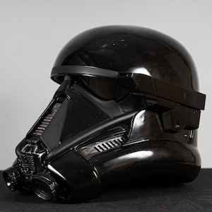 Death Trooper Helmet / Space Helmet / Deathtrooper Helmet Black / Cosplay Helmet / Starship Troopers
