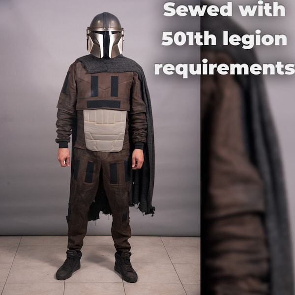 Custom Tailored Flight Suit for Best Bounty Hunter Vests Cape / Cloak Cosplay for Sale