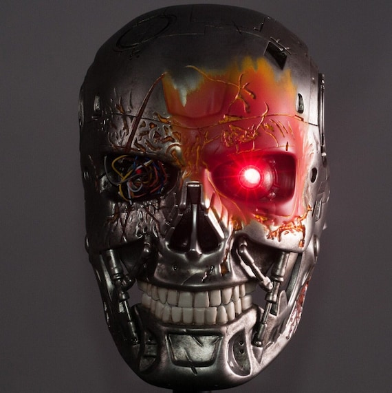 Terminator Skull Fire Helmet / T-800 Endoskeleton / Terminator