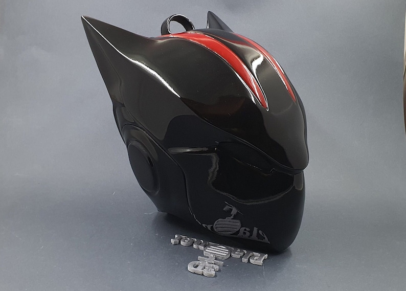 Lynx Helmet Black 3D Printed Cosplay Helmet for Gaming DIY Etsy