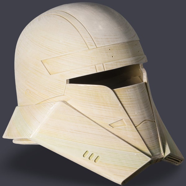Tank Trooper Helmet 3D Printed / Unpainted Tank Trooper Helmet / Raw Kit Cosplay Helmet / DIY Kit Tank Trooper / Dark Side Helmet