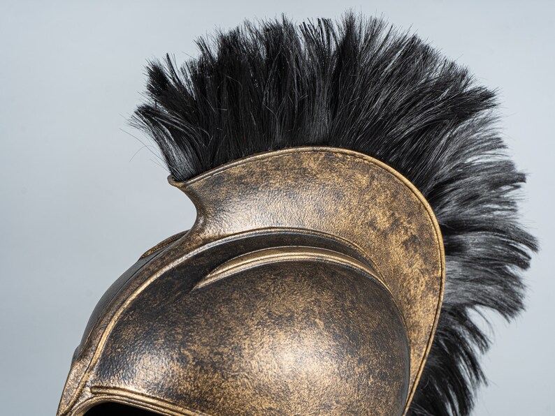 Achilles Troy Helmet / Cosplay Helmet / Spartan Helmet / Warrior Helmet / Historical Helmet / Mid-Century Modern / Trojan Helmet image 8