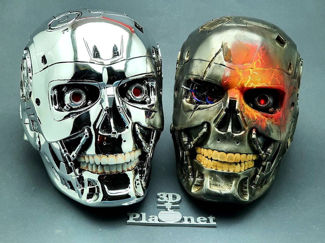 Terminator Skull Helmet Inspired by Terminator Movie T-800 Etsy 日本