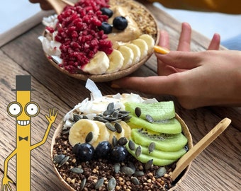 STROODLES 8 x Munch Bowl (300ml) - Sweet | Edible, VEGAN, Halal, 100% Biodegradable