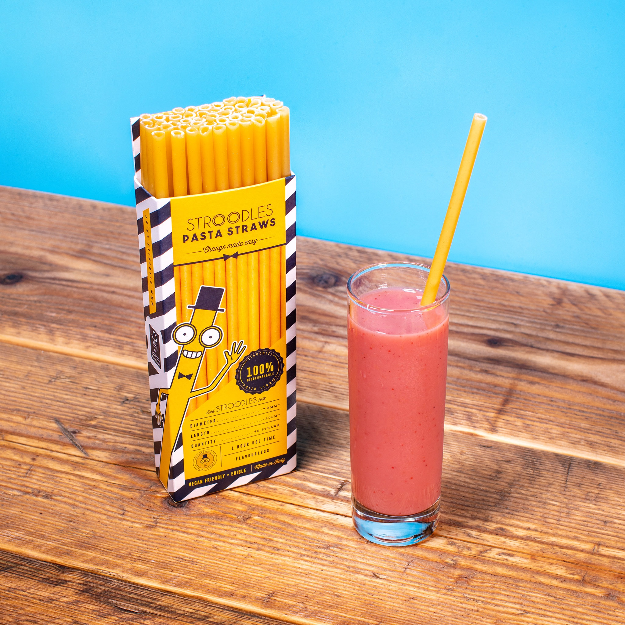 STROODLES PASTA drinking STRAWS 100 Biodegradable 1hr Etsy Singapore