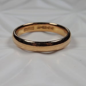 Vintage 22ct Yellow Gold Wedding Band