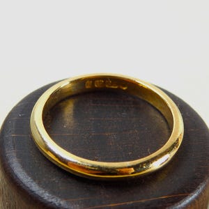 Antique 22ct Gold Wedding Band