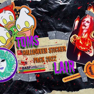 Halloween Sticker (4) Pack