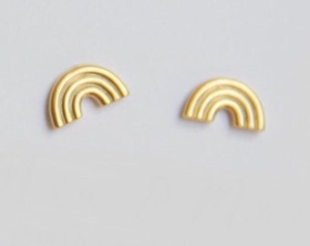Mini Rainbow Earring Stud