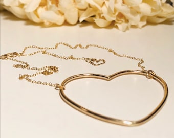 Open Heart Necklace