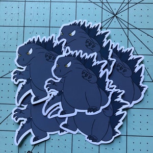 Godzilla stickers